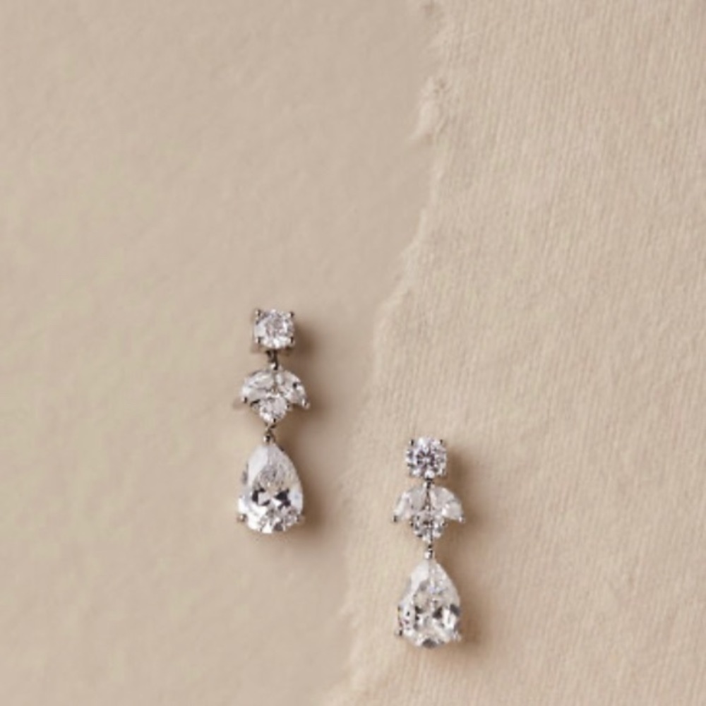 BHLDN Petite Crystal Drop earrings